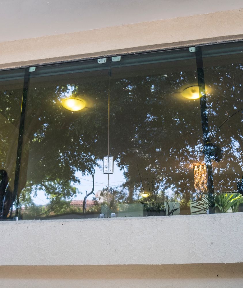 janela de vidro em Florianópolis